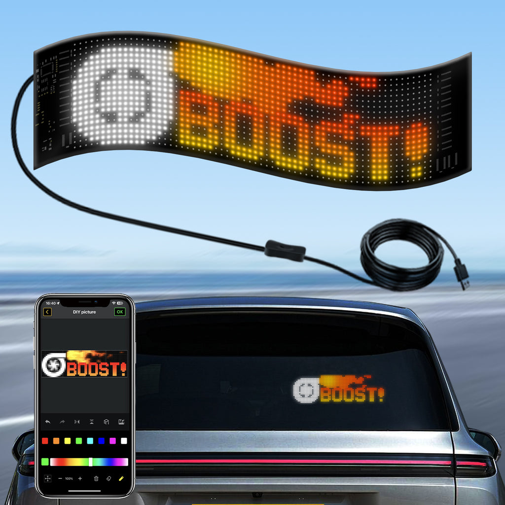 F YOU! Designs LED Car Banner